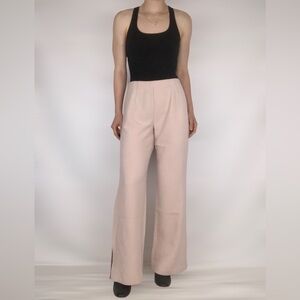 NWT Pamela Dennis Wide Leg Side Slit High Waist‎ Trouser